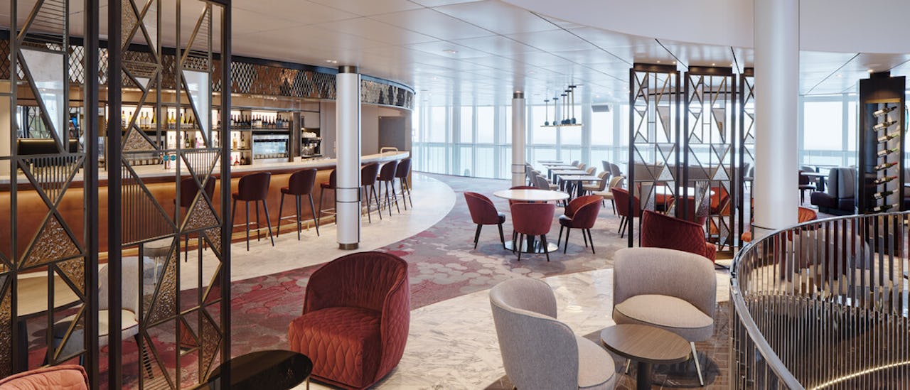 Deilige måltider sammen med viner valgt av den prisvinnende eksperten Olly Smith på spesialrestauranten The Glass House