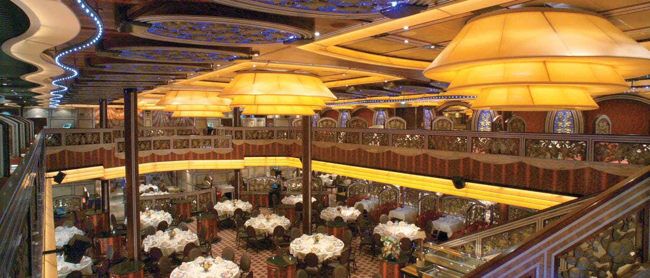 Hovedrestauranten er inkludert