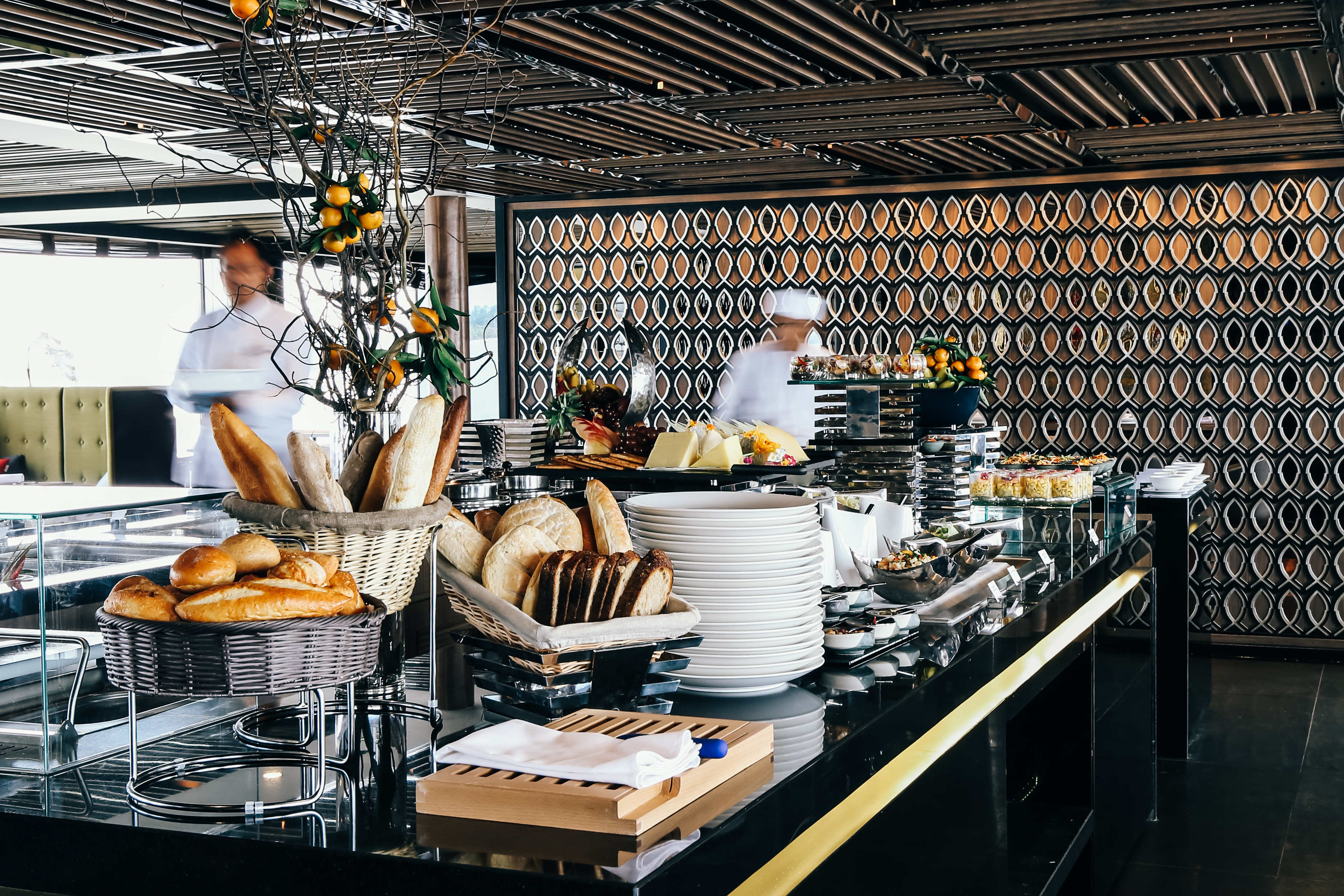 Asiatisk inspirert snacks av den helsemessige typen. Og du kan nyte godbitene på River Café