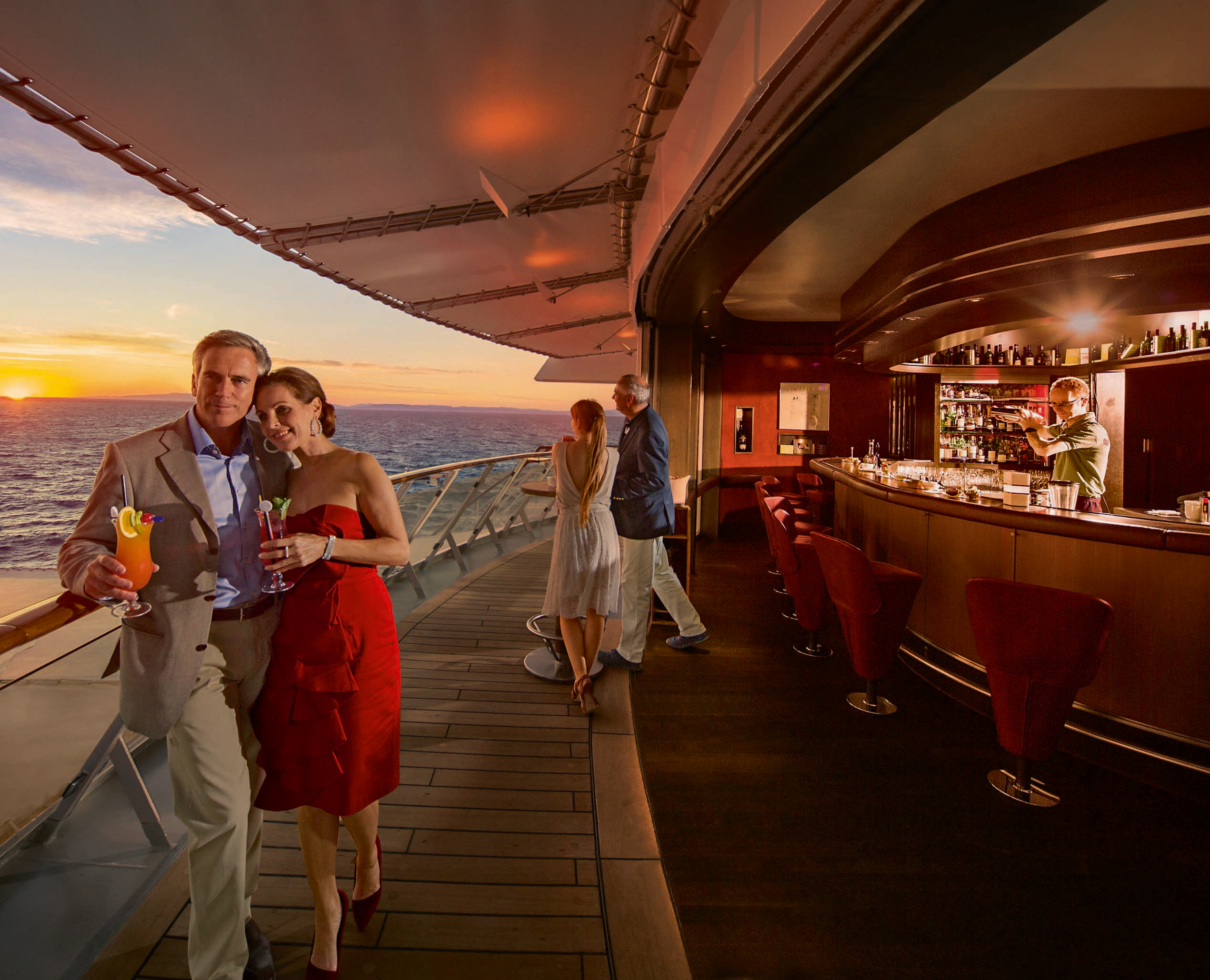 Coctailbar med utsikt