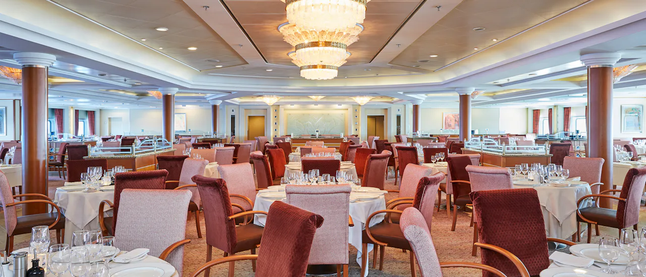 Enjoy Continental and regional specialities at The Restaurant