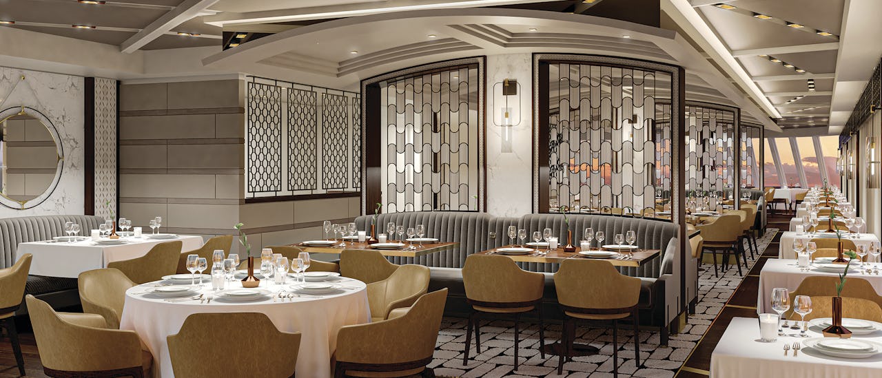 Restaurant Toscana feirer lidenskapen til det italienske kjøkken, servert på spesialdesignet Versace porselen