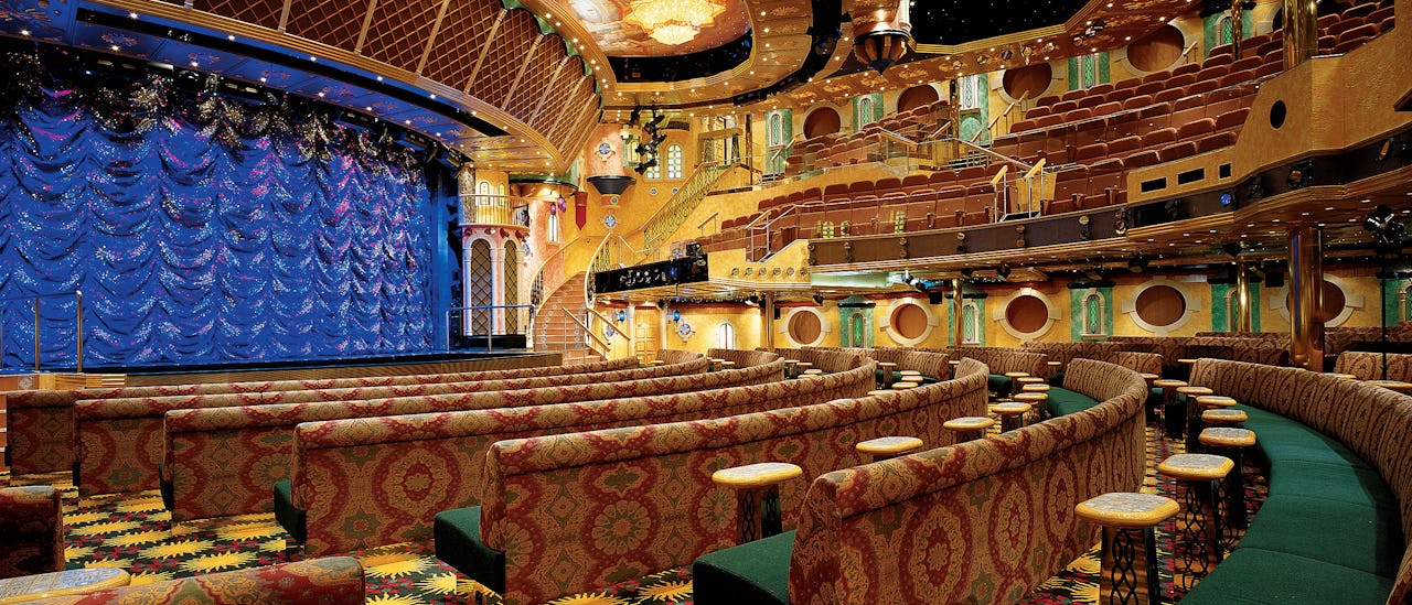 Las Vegas-inspirert underholdning i teateret