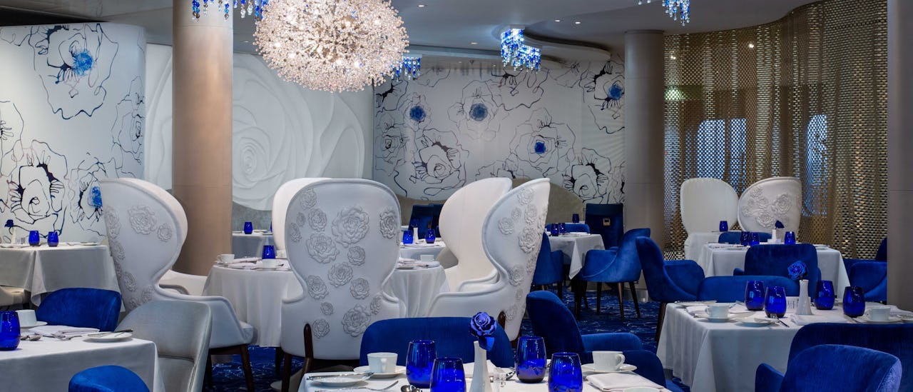 Restauranten Blu er eksklusiv for deg som bor i en Aquaclass-lugar