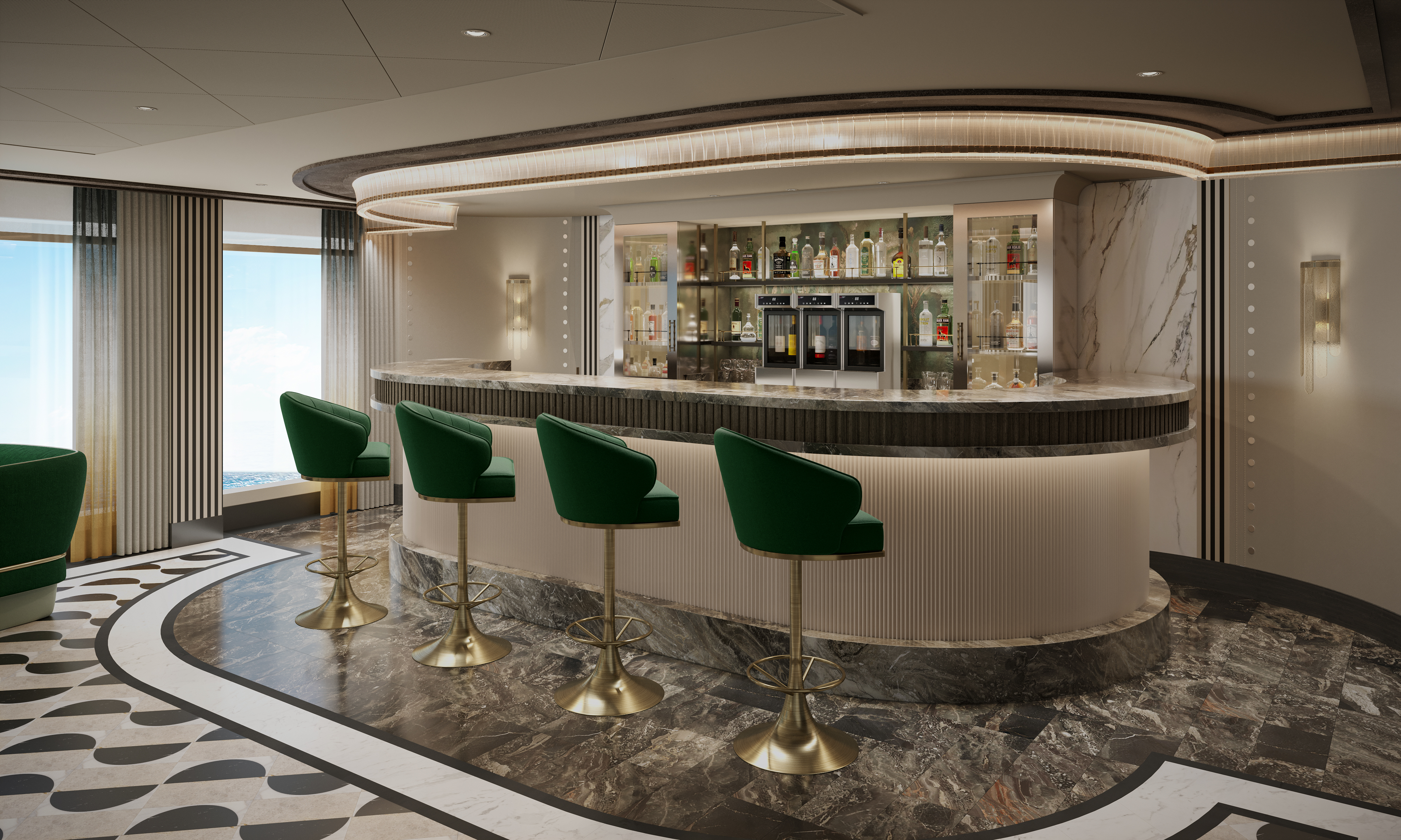 Chartreuse bar