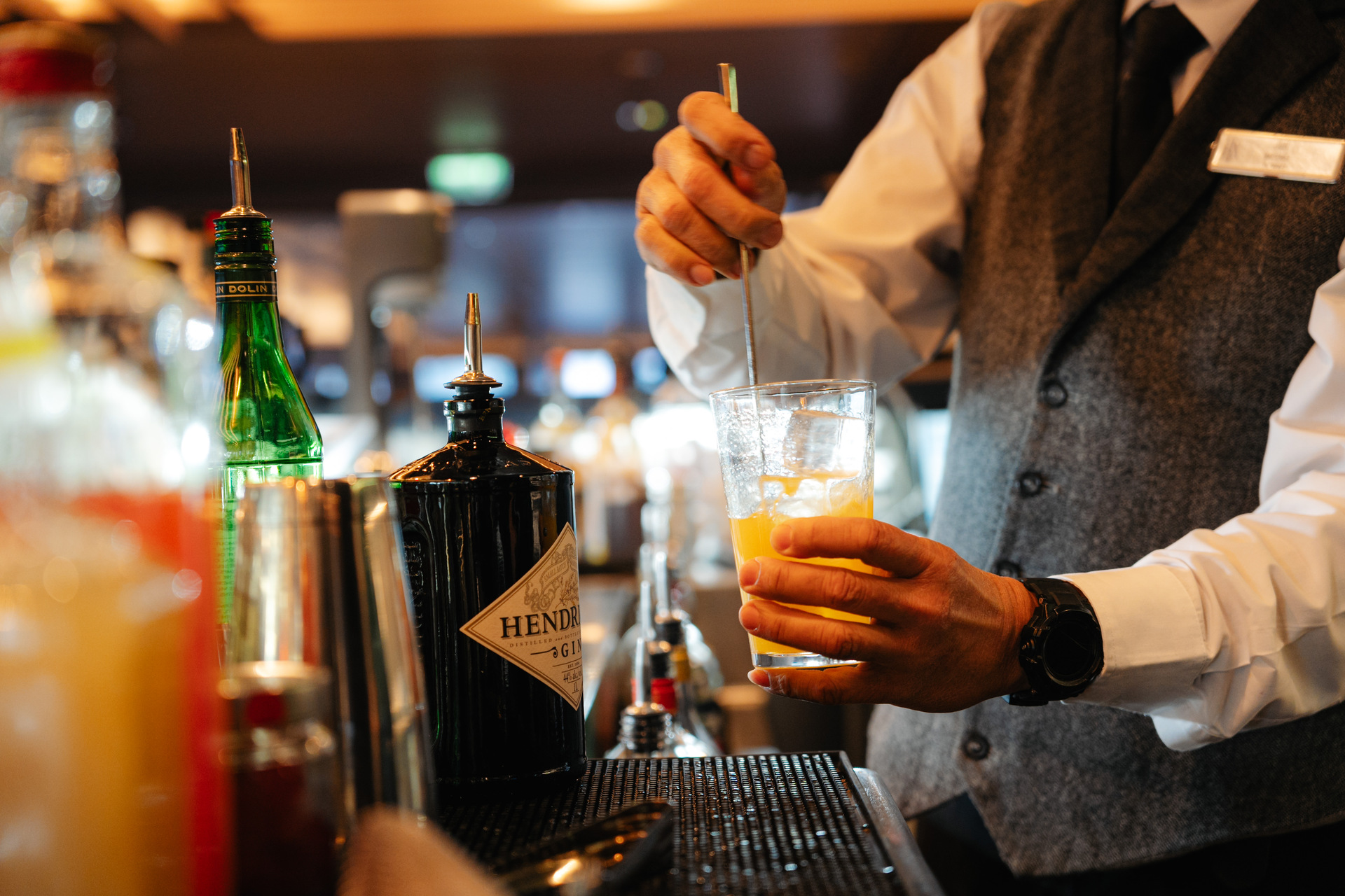 Baren i Explorer Lounge
