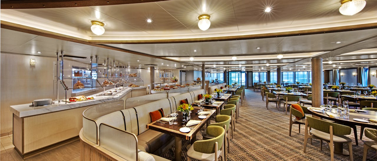 El restaurante buffet The Colonnade