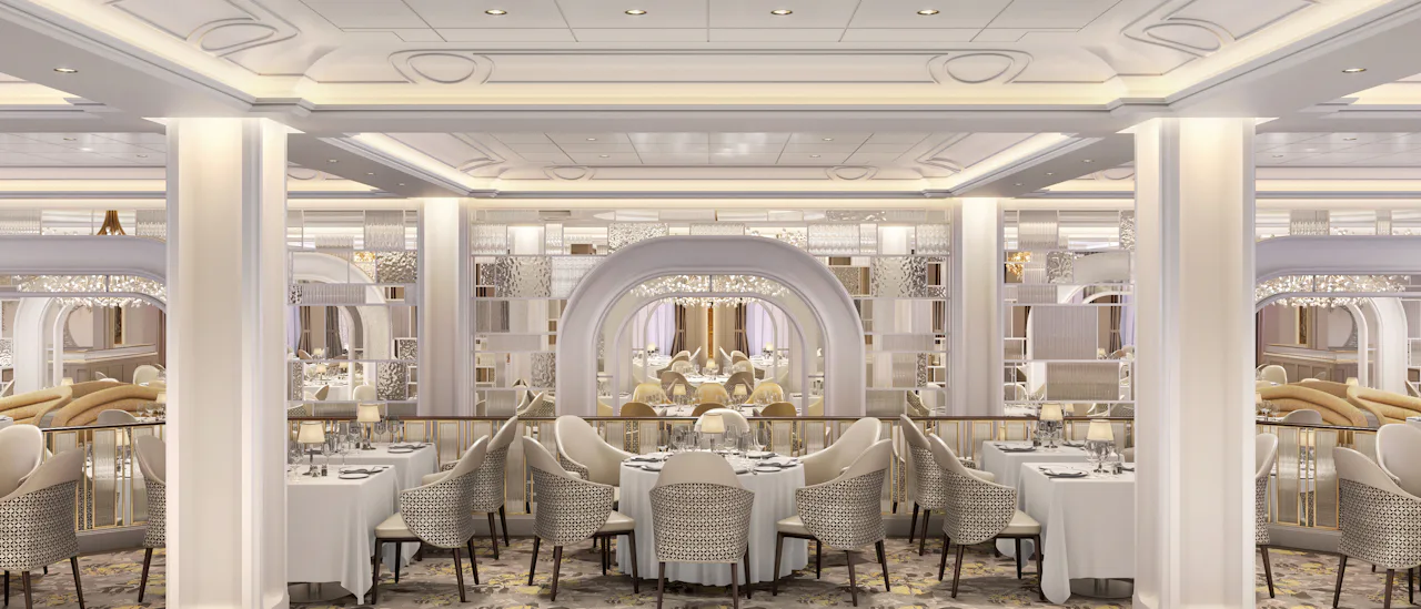 Grand Dining Room er hovedrestauranten ombord