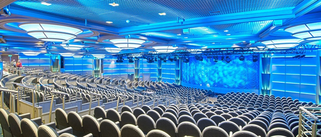 Las Vegas-inspirert underholdning i teateret
