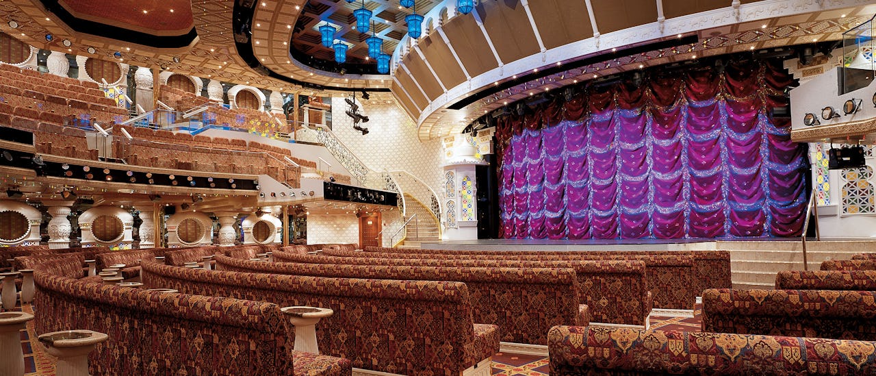 Las Vegas-inspirert underholdning i teateret