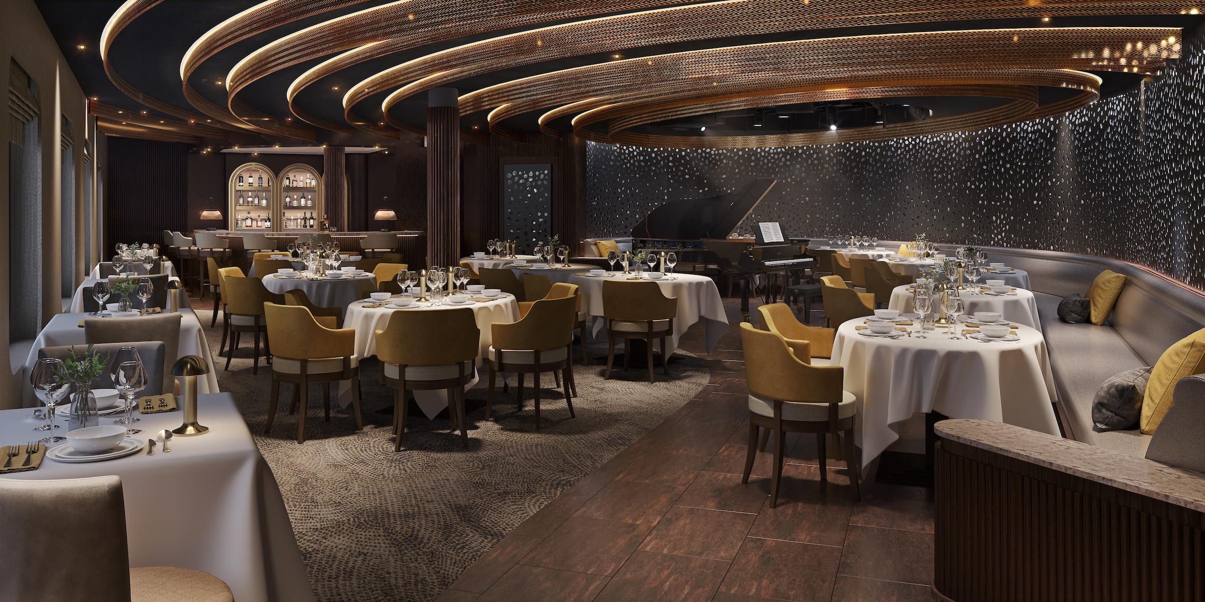 Silver Note er en eksklusiv bar og lounge, innredet som en jazzklubb fra 1920-tallet, samt en restaurant som kun serverer middag