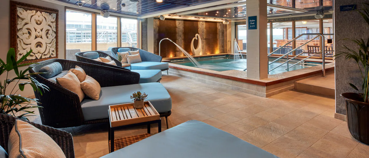 Boblebad på spa-området