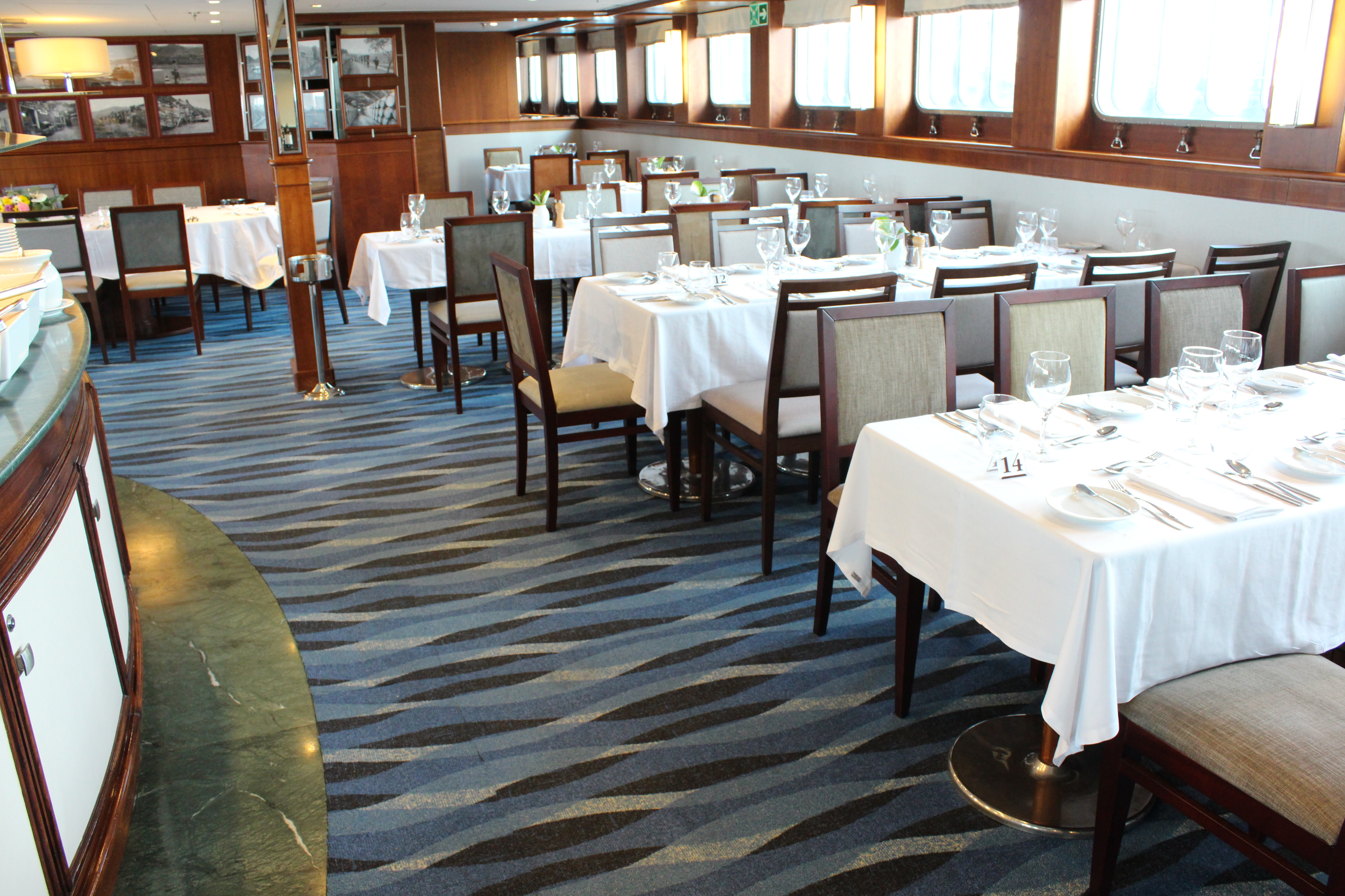 Resturanten hvor vi nyter måltidene